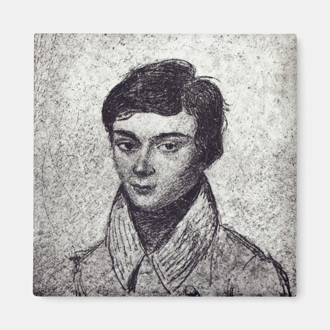 Portrait of Evariste Galois Magnet (Front)
