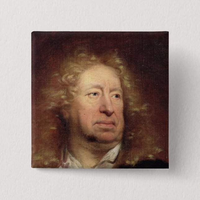 Portrait of Everhard Jabach 15 Cm Square Badge (Front)