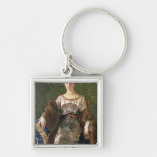 Portrait of Ewfimia Nosova, 1911 Key Ring