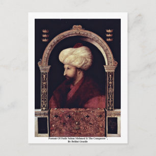Portrait Of Fatih Sultan Mehmed Ii The Conqueror Postcard