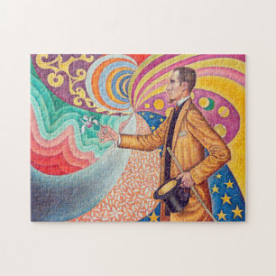 Portrait of Felix Feneon, Signac Jigsaw Puzzle