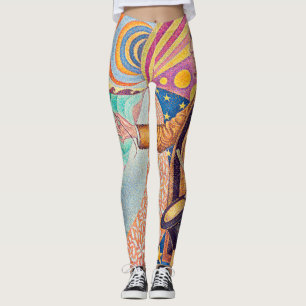 Portrait of Felix Feneon, Signac Leggings