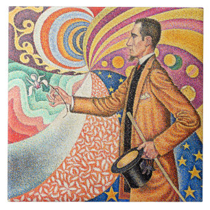 Portrait of Felix Feneon Tile
