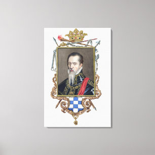 Portrait of Ferdinand Alvarez de Toledo Duke of Al Canvas Print