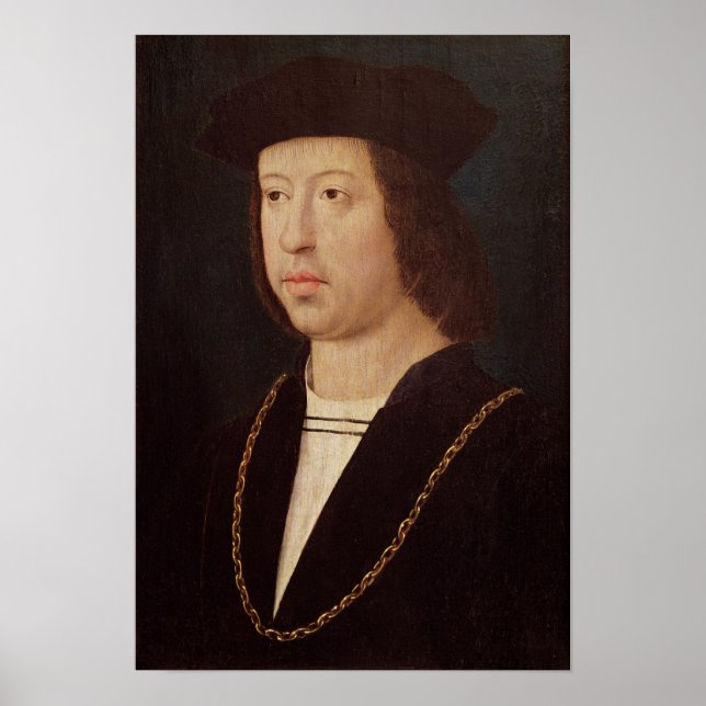 Portrait of Ferdinand II  King of Spain Poster (Front)