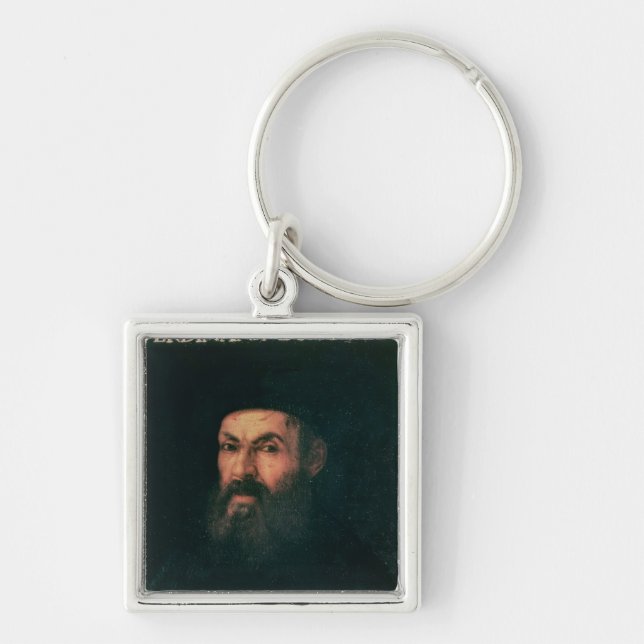 Portrait of Ferdinand Magellan Key Ring (Front)