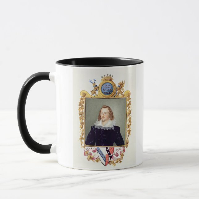 Portrait of Ferdinando Stanley (1559-94) 5th Earl Mug (Left)