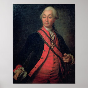 Portrait of Field Marshal Generalissimo Poster
