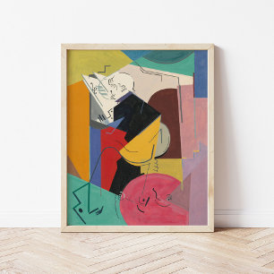 Portrait of Florent Schmitt   Albert Gleizes Poster