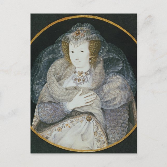 Portrait of Frances, Countess Howard Postcard (Front)