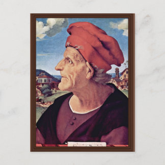 Portrait Of Francesco Giamberti. By Piero Di Cosim Postcard