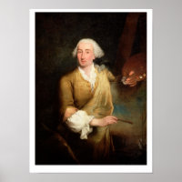 Portrait of Francesco Guardi (1712-93) (oil on can