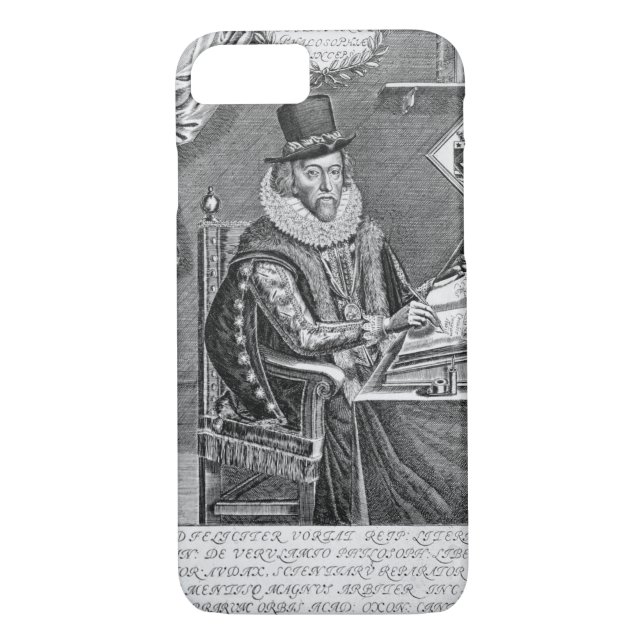 Portrait of Francis Bacon (1561-1626) Viscount of Case-Mate iPhone Case (Back)