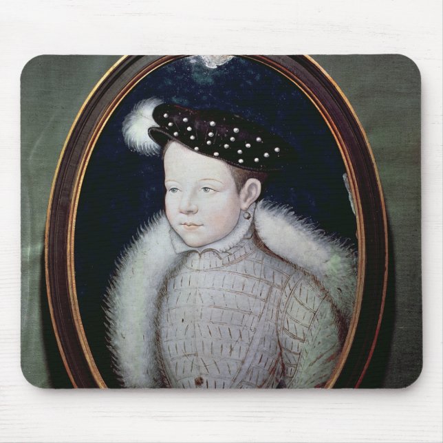 Portrait of Francis II  as Dauphin of France Mouse Mat (Front)