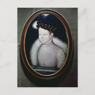 Portrait of Francis II as Dauphin of France Postcard