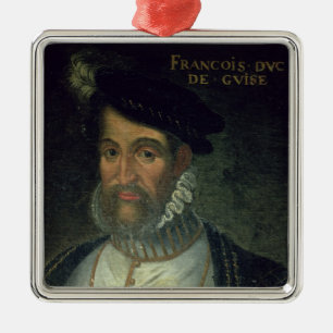 Portrait of Francois, 2nd Duke Guise (1519-63) Fre Metal Tree Decoration