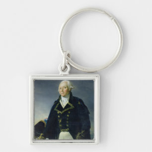 Portrait of Francois-Christophe Kellermann Key Ring