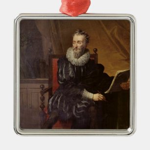 Portrait of Francois de Malherbe 1822 Metal Tree Decoration