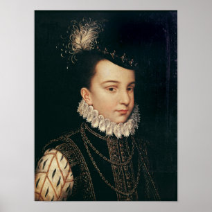 Portrait of Francois Hercule de France Poster