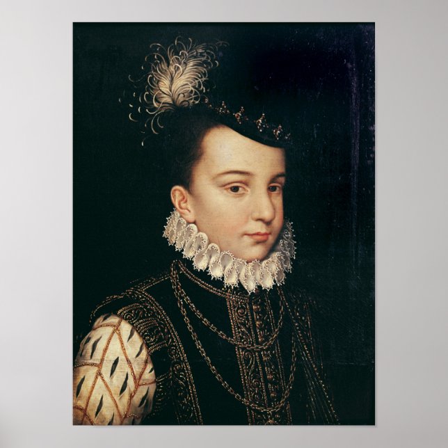 Portrait of Francois Hercule de France Poster (Front)
