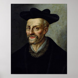 Portrait of Francois Rabelais Poster