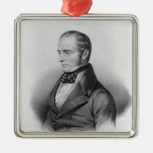 Portrait of Francois Xavier Bichat Metal Tree Decoration