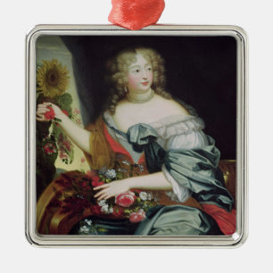 Portrait of Francoise-Athenaise Rochechouart Metal Tree Decoration