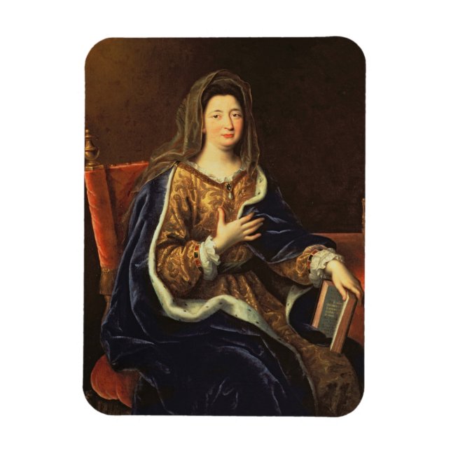Portrait of Francoise d'Aubigne (1635-1719) the Ma Magnet (Vertical)