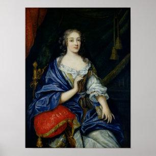 Portrait of Francoise-Louise de la Baume le Blanc Poster