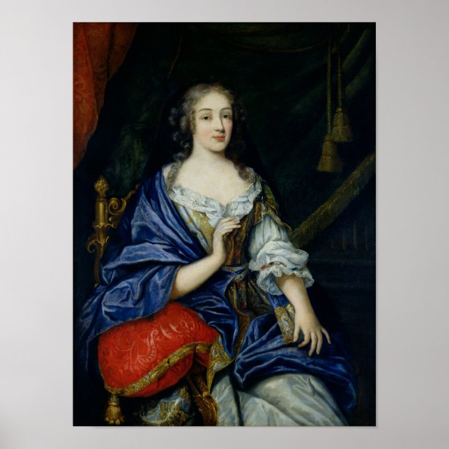 Portrait of Francoise-Louise de la Baume le Blanc Poster (Front)