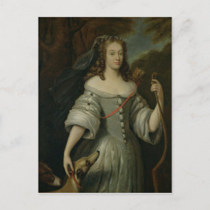 Portrait of Francoise Louise de la Baume Postcard