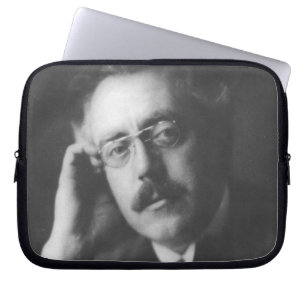 Portrait of Frank Bridge (1879-1941) (b/w photo) Laptop Sleeve