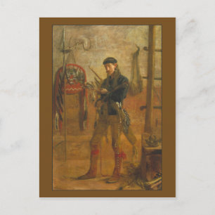 Portrait of Frank Hamilton Cushing by Thomas Eakin Postcard
