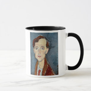 Portrait of Franz Hellens, 1919 (oil on canvas) Mug