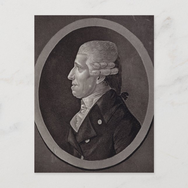 Portrait of Franz Joseph Haydn Postcard (Front)