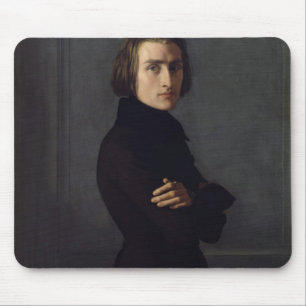 Portrait of Franz Liszt 1839 Mouse Mat