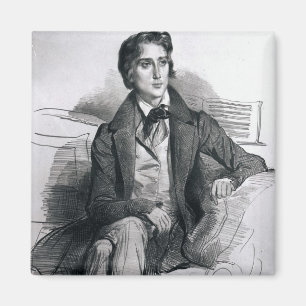 Portrait of Franz Liszt August 1832 Magnet