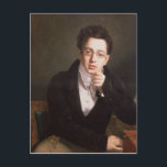 Portrait of Franz Schubert , Austrian composer Postcard<br><div class="desc">Austrian School's Portrait of Franz Schubert (1797-1828), Austrian composer, aged 17, c.1814 located at the Kunsthistorisches Museum, Vienna, Austria. The Portrait of Franz Schubert (1797-1828), Austrian composer, aged 17, c.1814 was created around 1814 AD.</div>