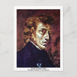 Portrait Of Frédéric Chopin Postcard