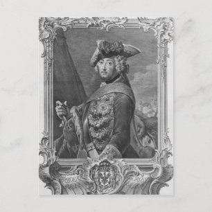 Portrait of Frederick II, The Great Postcard