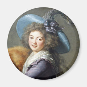 Portrait of French Revolutionary Lady Magnet