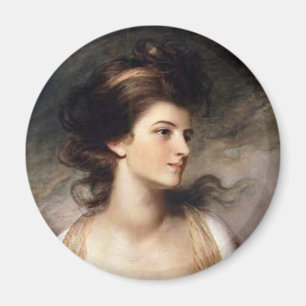 Portrait of French Revolutionary Lady Magnet