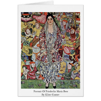 Portrait Of Friederike Maria Beer By Klimt Gustav
