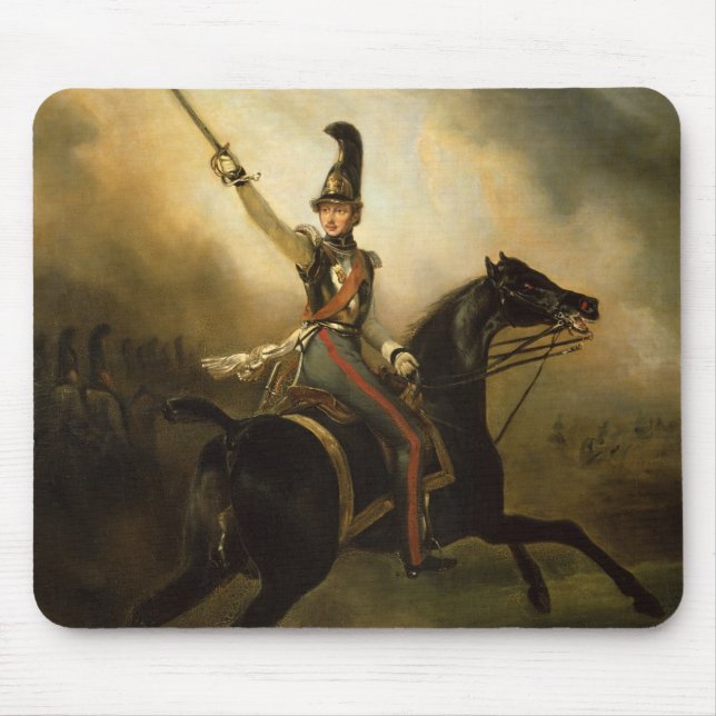 Portrait of Friedrich Heinrich  1830 Mouse Mat (Front)
