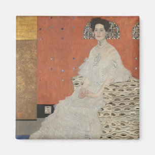 Portrait of Fritza Riedler by Gustav Klimt Magnet