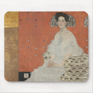 Portrait of Fritza Riedler by Gustav Klimt Mouse Mat