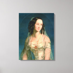 Portrait of Furstin Susupolt Canvas Print