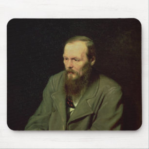 Portrait of Fyodor Dostoyevsky 1872 Mouse Mat
