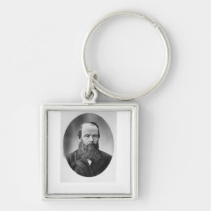 Portrait of Fyodor Mikhailovich Dostoyevsky Key Ring