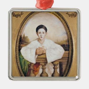 Portrait of Gaspard Deburau  as Pierrot, c.1815 Metal Tree Decoration